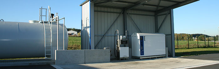 BRUCKNER TRANSPORT UND LOGISTIK Marienberg/Erzgebirge – Diesel-Tankstelle für Firmenkunden